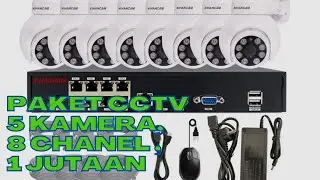 REKOMENDASI PAKET CCTV 5 KAMERA MURAH BERKUALITAS