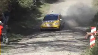 Rally Mobil Pucón 2009 Jorge Arevalo haciendonos pasar un susto