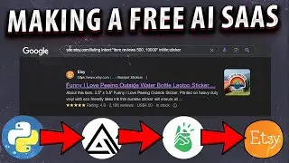 Making An AI SaaS FOR FREE Live