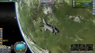 Shuttle to LKO - Rescue and deploy mission - Kerbal Space Program (Speed Up)