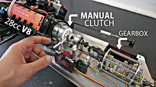 Making a MANUAL Clutch for the V8 RC Car - FINALLY!