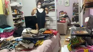 Arrumando e desapegando de roupas