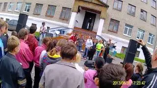 Выступление группы Шикато в Таловском интернате