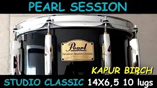 Rullante Pearl Session Studio Classic 14x6,5 kapur birch test 