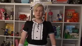 Pyrocynical milking the maid outfit