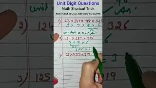 Unit digit Questions 