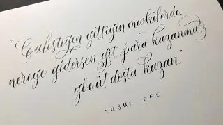 Modern Kaligrafi - Sipariş Yazı