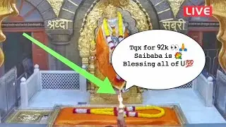 Sai baba aarti | Saibaba Evening aarti Darshan🧡 | Shirdi live 🔴 | Om Sai Ram