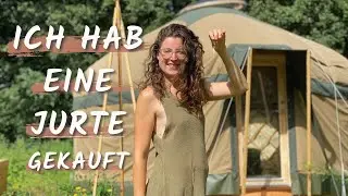 Ich habe mir eine JURTE gekauft 🗝️ Jurten Aufbau (Timelapse) | VLOG 38