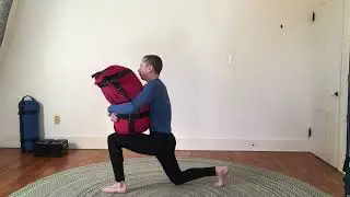 Sandbag Lunge - 135lbs