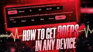 HOW TO GET 90FPS IN PUBG MOBILE | UNLOCK  90FPS OPTION ANY ANDROID DEVICE 
