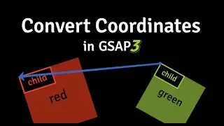 Convert coordinates between DOM elements with GSAP, including nested transforms!