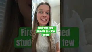 First year med student: how the first few weeks have gone