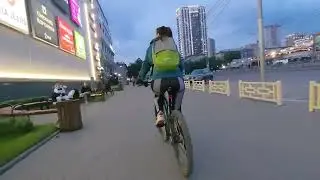 вечерние покатушки по Новосибирску