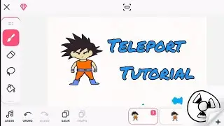 flipaclip animation || dragon ball teleport