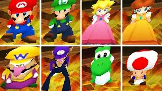 Mario Party DS - All Losing Animations