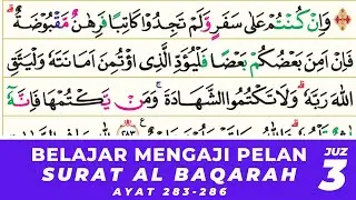 ▶️ MUROTTAL AL QURAN MERDU :: SURAH AL BAQARAH AYAT 283-286, METODE UMMI JUZ 3