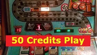 Road Hog Classic Fruit Machine Barcrest / BWB - 50 Credits In Retro Slots Arcade Blackpool
