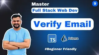 Verify Email - 9 (Master Full-Stack with Next.js, Node js Express, & TypeScript | Ultimate Guide!)