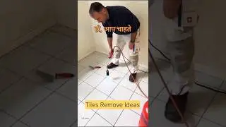 Tiles Remove Idea | Remove by Heat #tiles #shorts #youtubeshorts