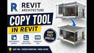 Copy Tool in Revit Architecture | Copy Objects Quickly & Easily | Revit Tutorial