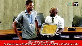Ville de Pointe-à-Pitre : Le Maire Harry DURIMEL reçoit Yannick Borel à l'Hôtel de ville