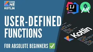 45 Creating User Defined Functions in Kotlin Programming, In Hindi, Kotlin Tutorials for beginners