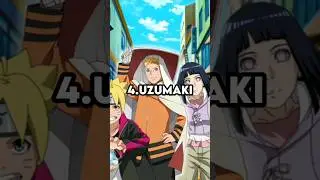 Top 10 strongest clan in naruto 