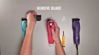 How to change the drive tip on detachable blade clippers