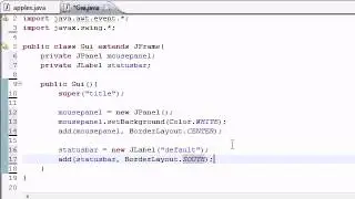 Java Programming Tutorial   74   Mouse Events