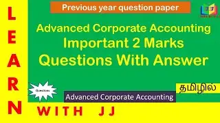 #advancedcorporateaccounting
