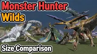 Monster Hunter Wilds Monsters Size Comparison