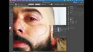 LowPoly Portrait - Ears and Cheeks