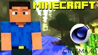 как зделать АНИМАЦИЮ майнкрафт в Cinema4D - C4D