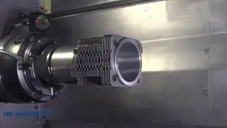 VDF Boehringer VDF 250 T: Turning of a cylinder