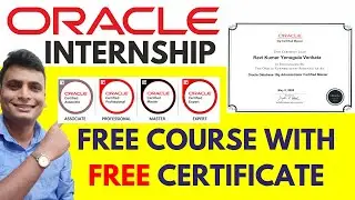 Oracle India Launched Free Training And Internship | Earn 60,000 Per Month | Free Certificate Sql