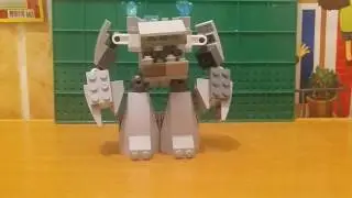 Как зделать огромного каменного голема из LEGO и как прокочать маленького голема