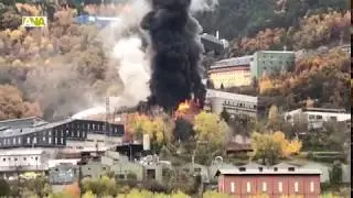 Espectacular incendi als Serradells