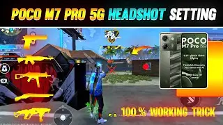 Free Fire Headshot Setting ✅ 2026 || Poco M7 Pro 5G Sensitivity Setting ⚙️ Free Fire Max 🔥 ff