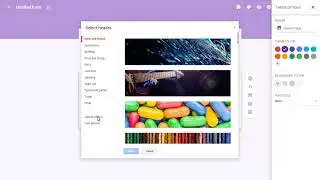 How to add a header to a Google Form
