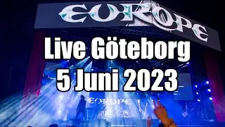 Europe Live Göteborg Jubileumsfestivalen 2023