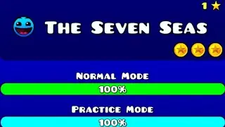 Прошел уровень The Seven Seas на 3 монетки, в Geometry Dash Meltdown.