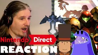Nintendo DIRECT Full REACTION! [METROID Prime, PIKMIN 4,  BATEN KAITOS, PROFESSOR LAYTON and MORE!]