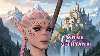 BG3 - Zyelle, female monk Githyanki - Baldur's Gate 3 Character creation