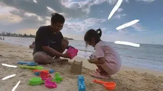 SERU BANGET⁉️ MEMBUAT ISTANA PASIR WITH KELA🤩🥰 #trending #beranda #berandayoutube #ytkidsindonesia