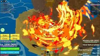 Blox Fruits - Buddha Raid - Helping the Player for Awakening - Angel V4