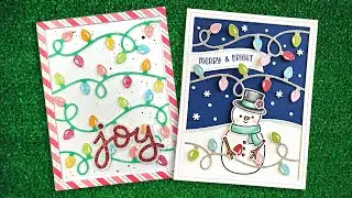 Intro to String of Lights Backdrop + 2 cards from start to finish!
