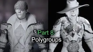 Part 8 (Polygroups) - Zbrush for beginners tutorial series