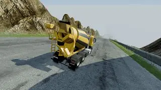 Truck Downhill Test #1 | BeamNG Drive |TheCrashMaster