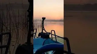 рассвет. идём на электромоторе